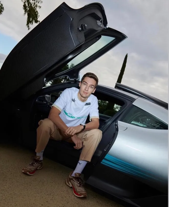 George Russell for Puma x Mercedes